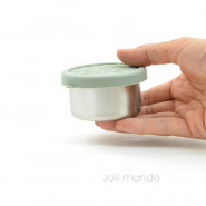 Lot 4 boites inox & silicone Quadrio - MINI