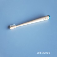 Brosse à dents bambou - CONICOLOR - Bleu canard