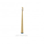Brosse à dents bambou - CONICOLOR - Bleu canard