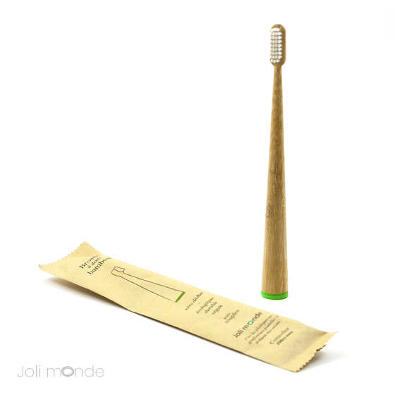 Brosse à dents bambou - CONICOLOR - Green