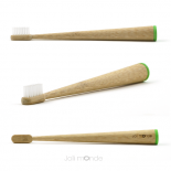 Brosse à dents bambou - CONICOLOR - Green