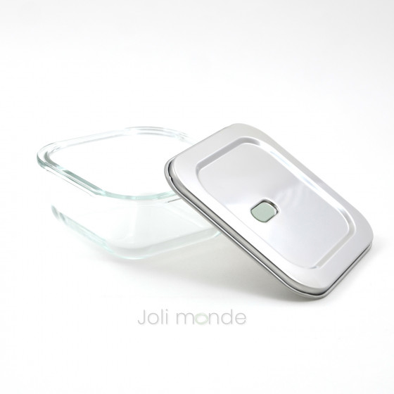 Contenant De verre & d'inox 520ml - Joli Monde