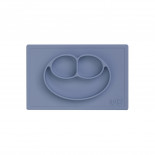 Assiette antidérapante Happy Mat - Indigo