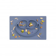 Assiette antidérapante Happy Mat - Indigo