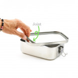 Joint de boite de rechange pour les boites lunchbox inox étanche à compartiments - Gaspajoe