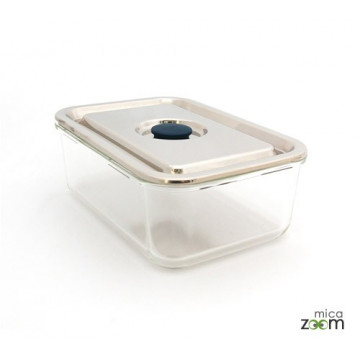 CONTENANT HERMETIQUE VERRE Rectangle - Onyx