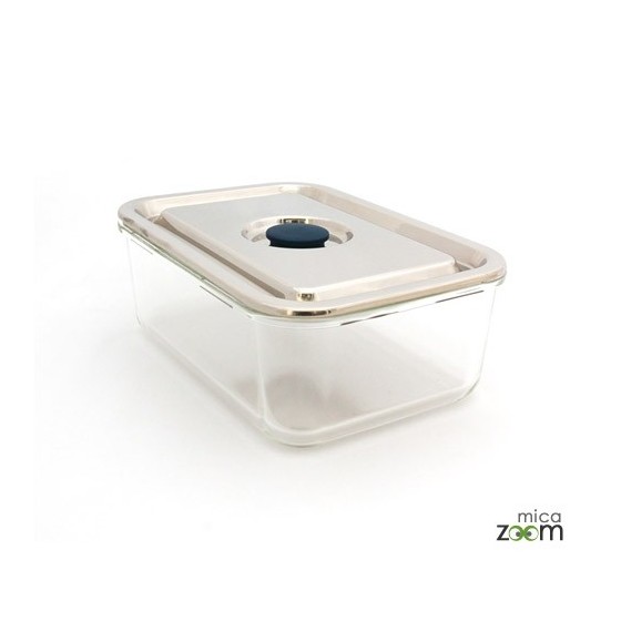 CONTENANT HERMETIQUE VERRE Rectangle - Onyx
