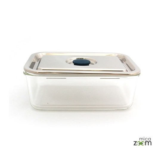 CONTENANT HERMETIQUE VERRE Rectangle - Onyx