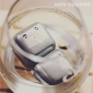 Ensemble 6 glaçons cubes INOX