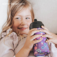 Gourde isotherme anti-fuite 350ml SILVER