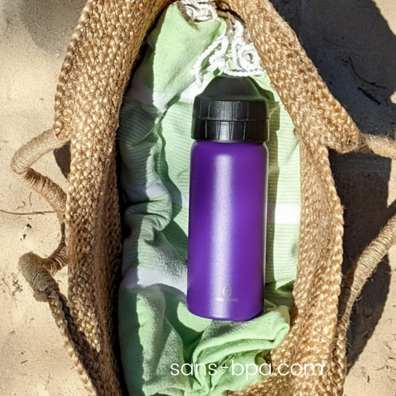 Gourde isotherme anti-fuite 500ml MESSENGER