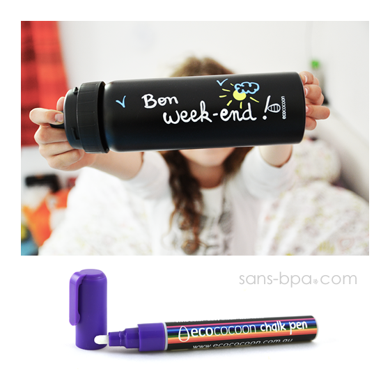 Gourde isotherme anti-fuite 500ml MESSENGER