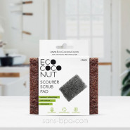 Lot 2 éponges coco à récurer compostables
