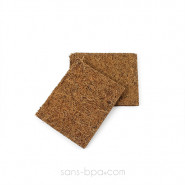 Lot 2 éponges coco à récurer compostables
