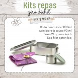 Kit Repas Zéro Déchet - BEES WRAP