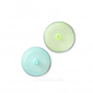 2 couvercles anti-éclaboussures à paille - Mint