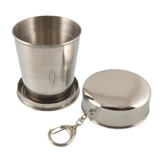 Cabosse - Timbale pliante inox - La Baroudeuse - 250ml - Joli Monde