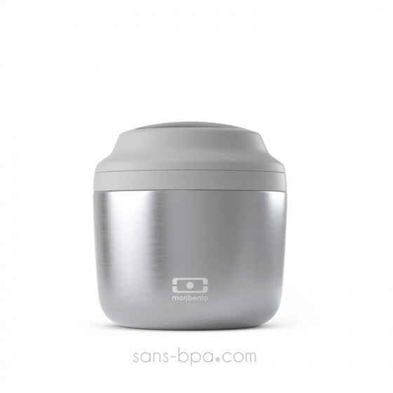 Boite repas inox isotherme 550 ml - Silver