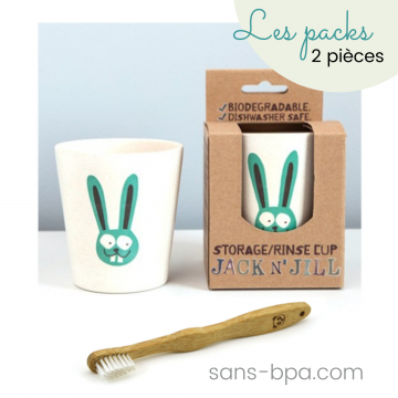 Kit Verre à dents Bunny - Bambin