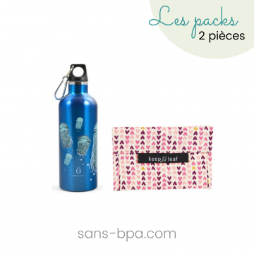 Ensemble Jellyfish & pochette Petits coeurs