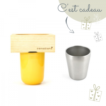 Set café nomade canadiano & sa timbale inox en cadeau