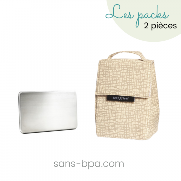 Kit sac isotherme coton & son pack réfrigérant