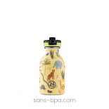 Mini gourde sport inox 250 ml KIDS . Jungle Friends
