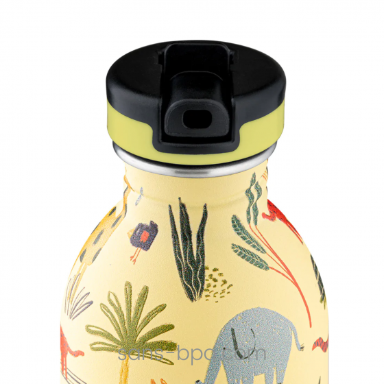 Mini gourde sport inox 250 ml KIDS . Jungle Friends