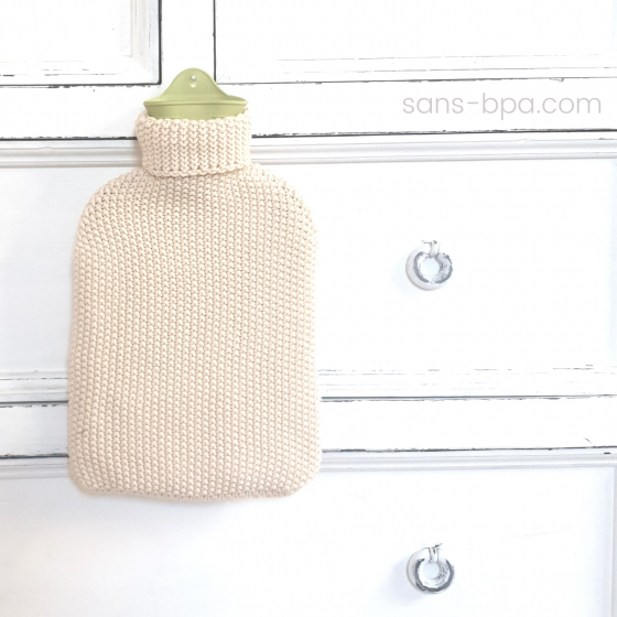 Bouillotte caoutchouc Ecologique - Grande