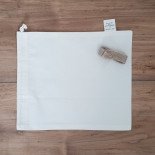 Sac pochette à cadeau coton Bio 25 x 30 cm & son ruban de jute