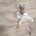 Etui cadeau en bambou & son ruban jute et coton