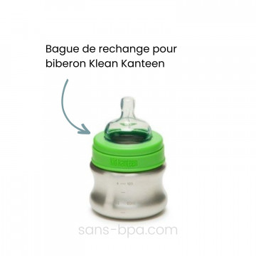 Bague biberon goulot large pour biberon isotherme 200ml Organic Kidz