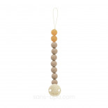 Attache serviette & doudou caoutchouc naturel . HEVA