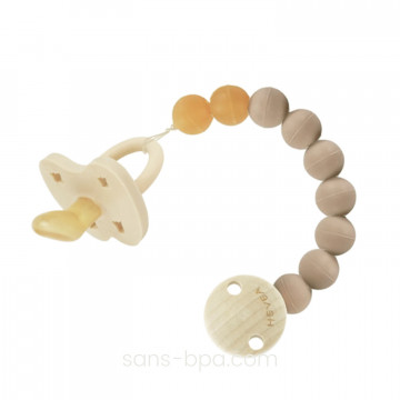 Attache serviette & doudou caoutchouc naturel . HEVA 2