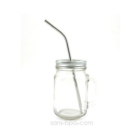 1 paille inox sans-bpa.com ~ Modèle COURT
