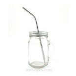 1 paille inox sans-bpa.com ~ Modèle COURT