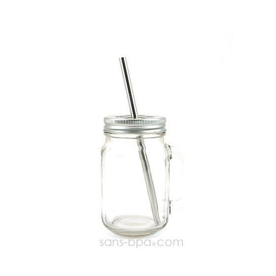 1 paille inox sans-bpa.com ~ Modèle LONG