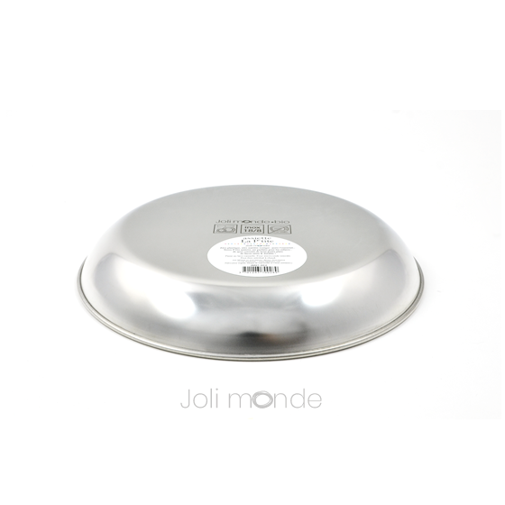Assiette inox - La P'tite
