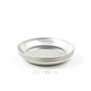 Assiette inox - La P'tite