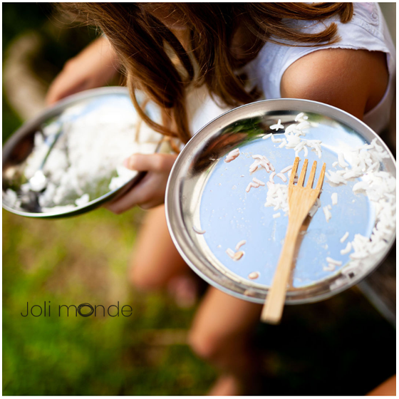 Assiette inox - La P'tite