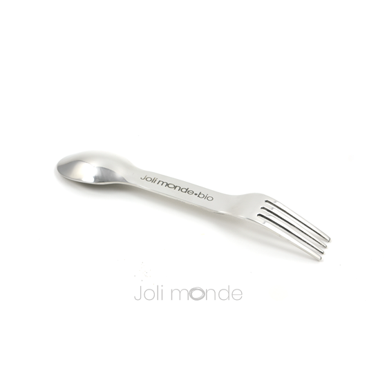 In Steel, couverts 2-en-1 inox