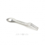 In Steel, couverts 2-en-1 inox
