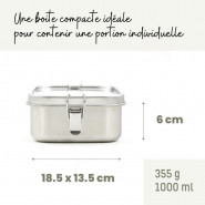 Boite La Bento inox . 1000ml - JOLI MONDE