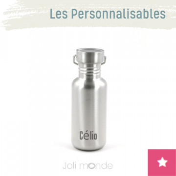 Gourde personnalisable 100% inox 600 ml - La GLOUP - JOLI MONDE 2
