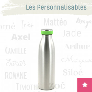 Gourde personnalisable inox 500 ml - La GLOUP isotherme - JOLI MONDE