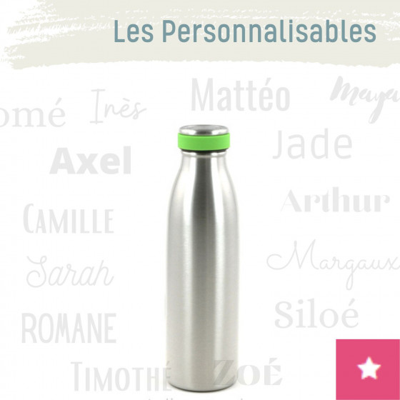 Gourde personnalisable inox 500 ml - La GLOUP isotherme - JOLI MONDE