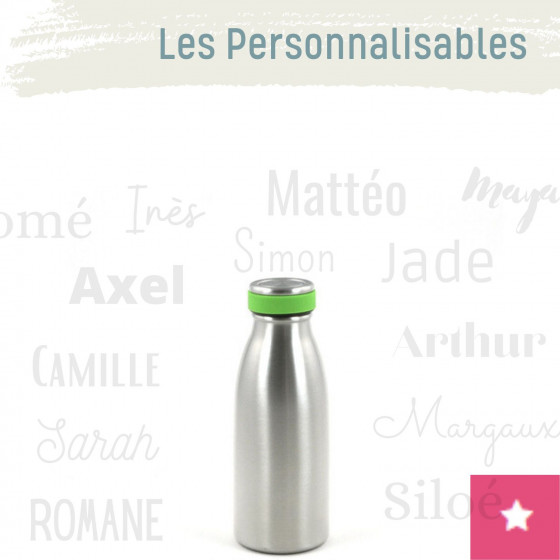 Gourde personnalisable inox 350 ml - La GLOUP isotherme - JOLI MONDE