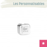 1 glaçon cube personnalisable inox - JOLI MONDE
