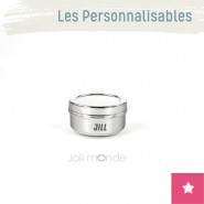 Boite personnalisable 100% inox La Ronde 1 - JOLI MONDE