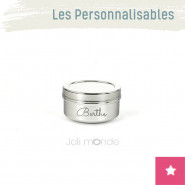 Boite personnalisable 100% inox La Ronde 2 - JOLI MONDE